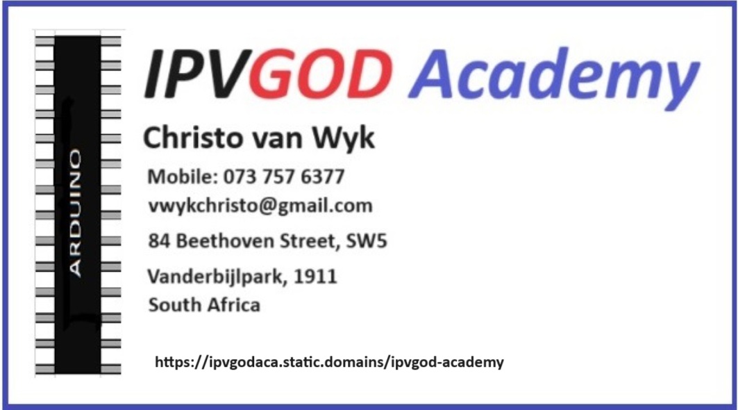 Contact details for IPVGOD Academy